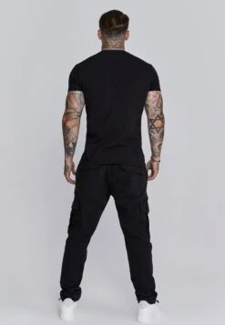 SikSilk Black Cargo Pants -Modern Men Wear Shop SS 27241 5
