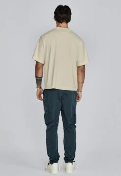 SikSilk Ecru Medusa T-Shirt -Modern Men Wear Shop SS 27245 5