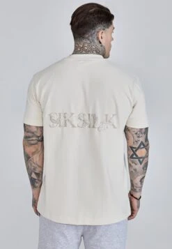 SikSilk Ecru Filigree T-Shirt