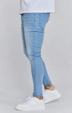 SikSilk Blue Skinny Jeans -Modern Men Wear Shop SS 27279 3