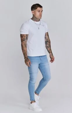 SikSilk Blue Skinny Jeans -Modern Men Wear Shop SS 27279 4
