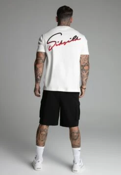 SikSilk Black Cargo Shorts -Modern Men Wear Shop SS 27390 5