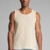 SikSilk Ecru Textured Vest -Modern Men Wear Shop SS 27408 1