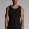 SikSilk Black Textured Vest