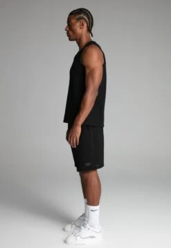 SikSilk Black Textured Vest -Modern Men Wear Shop SS 27413 4
