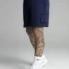 SikSilk Navy Cargo Swim Short -Modern Men Wear Shop SS 27441 1