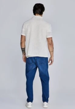 SikSilk Ecru Textured Resort Shirt -Modern Men Wear Shop SS 27443 5