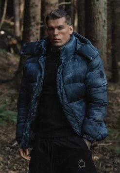 SikSilk Grey Puffer Jacket