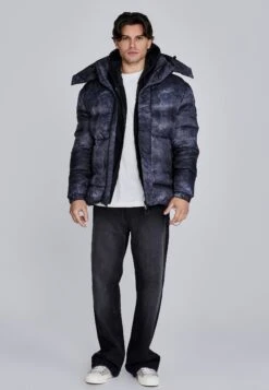 SikSilk Grey Puffer Jacket 10 SikSilk Grey Puffer Jacket -Modern Men Wear Shop SS 27471 4