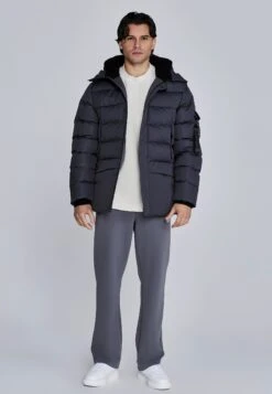 SikSilk Grey Parka 9 SikSilk Grey Parka -Modern Men Wear Shop SS 27483 3