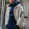 SikSilk Ecru Parka