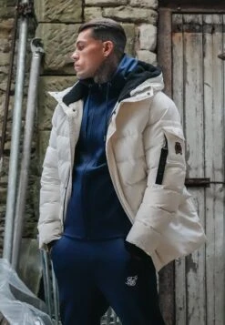 SikSilk Ecru Parka