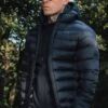 SikSilk Black Bubble Jacket -Modern Men Wear Shop SS 27485 6