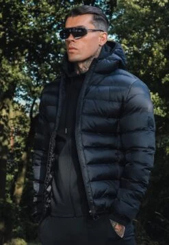 SikSilk Black Bubble Jacket