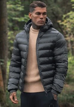 SikSilk Grey Bubble Jacket