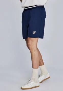 SikSilk Navy Retro Shorts