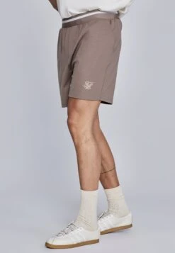 SikSilk Beige Retro Shorts