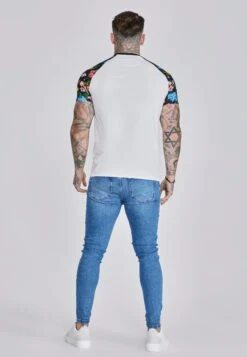 SikSilk Ecru Raglan T-Shirt -Modern Men Wear Shop SS 27560 5
