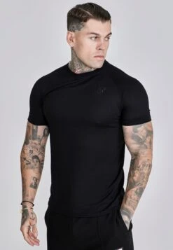 SikSilk Black Smart T-Shirt
