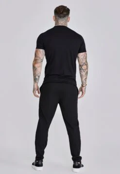 SikSilk Black Smart T-Shirt -Modern Men Wear Shop SS 27628 5