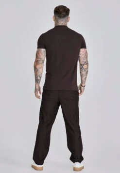 SikSilk Brown Muscle Fit T-Shirt -Modern Men Wear Shop SS 27640 5
