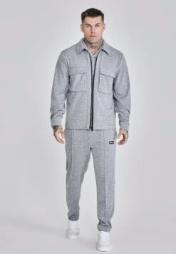 SikSilk Grey Smart Overshirt -Modern Men Wear Shop SS 27699 3