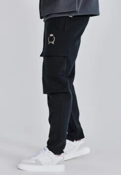 SikSilk Black Utility Pants -Modern Men Wear Shop SS 27714 3
