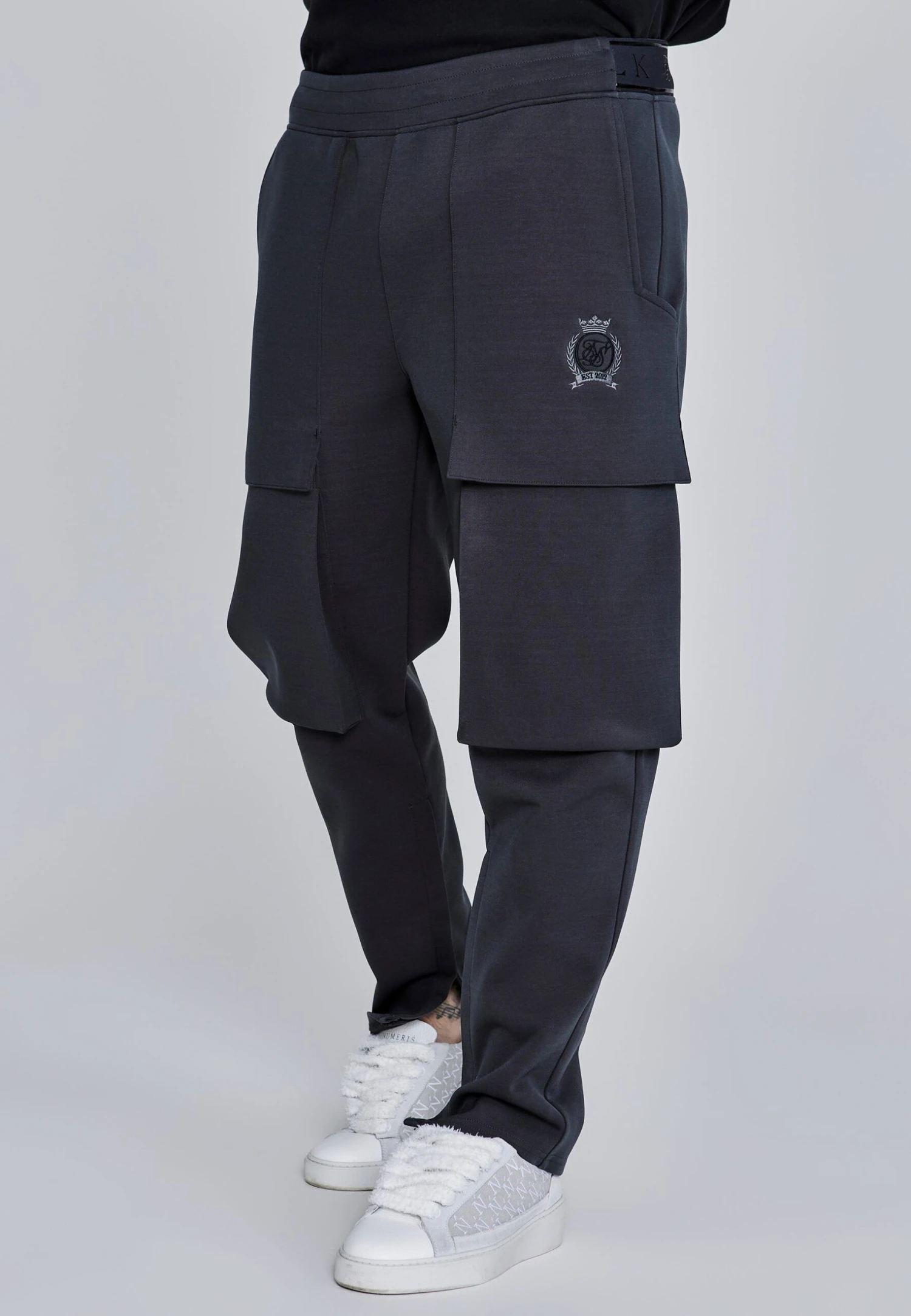 SikSilk Grey Utility Pants 3 SikSilk Grey Utility Pants