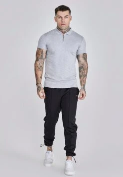 SikSilk Grey Smart Polo -Modern Men Wear Shop SS 27751 3