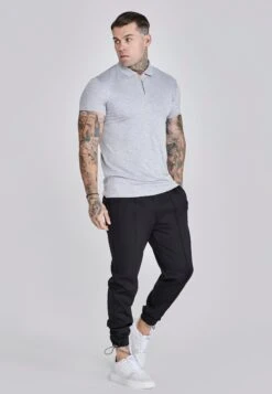 SikSilk Grey Smart Polo -Modern Men Wear Shop SS 27751 4