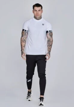 SikSilk Black Muscle Fit Joggers -Modern Men Wear Shop SS 27838 4