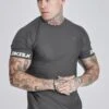 SikSilk Grey Tech T-Shirt