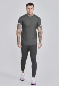SikSilk Grey Tech T-Shirt 9 SikSilk Grey Tech T-Shirt -Modern Men Wear Shop SS 27851 3