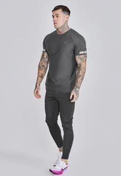 SikSilk Grey Tech T-Shirt 10 SikSilk Grey Tech T-Shirt -Modern Men Wear Shop SS 27851 4