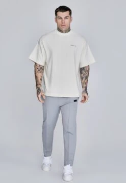 SikSilk Grey Smart Joggers -Modern Men Wear Shop SS 27863 4