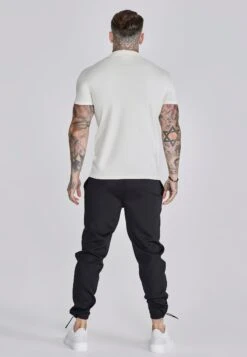 SikSilk Ecru Revere Polo -Modern Men Wear Shop SS 27869 5