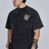 SikSilk Black Logo T-Shirt -Modern Men Wear Shop SS 27876 1