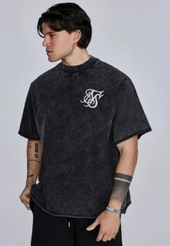 SikSilk Black Logo T-Shirt