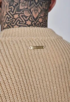 SikSilk Ecru Knitted Sweater -Modern Men Wear Shop SS 27905 2