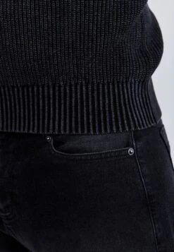 SikSilk Black High Neck Sweater -Modern Men Wear Shop SS 27927 2