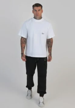 SikSilk Black Regular Fit Cargos -Modern Men Wear Shop SS 27982 4