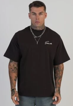 SikSilk Brown Signature T-Shirt