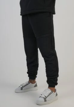 SikSilk Black Polar Fleece Joggers