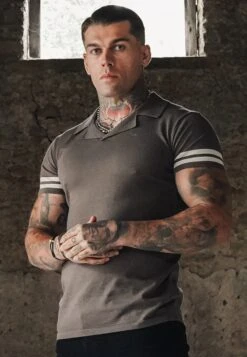 SikSilk Brown Tournament Revere Polo