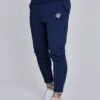 SikSilk Navy Essentials Poly Joggers -Modern Men Wear Shop SS 28163 1