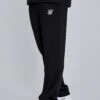 SikSilk Black Essentials Poly Track Pants 2 SikSilk Black Essentials Poly Track Pants -Modern Men Wear Shop SS 28171 1