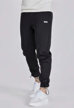 SikSilk Black Smart Cargo Joggers