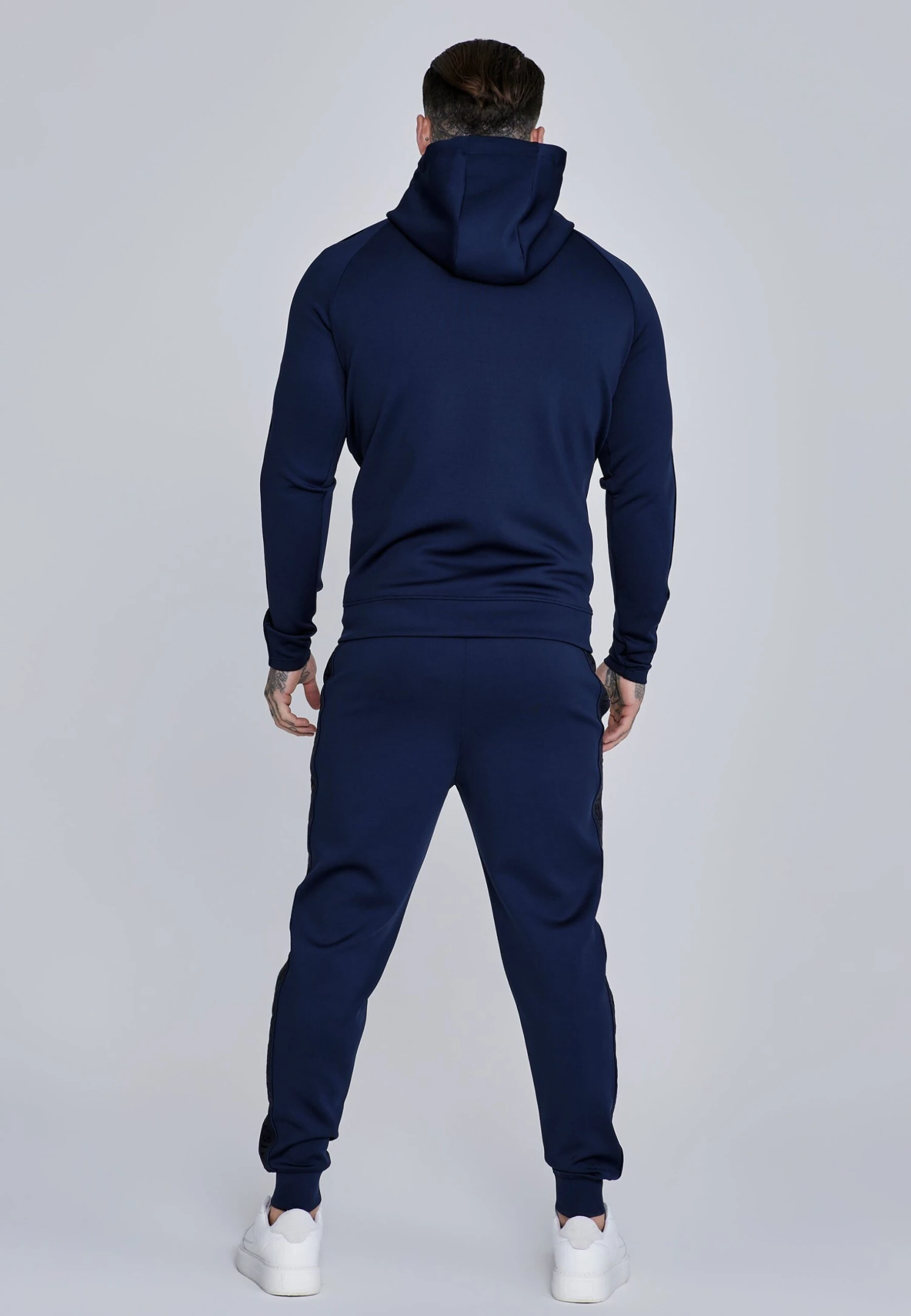 SikSilk Navy Hoodie And Joggers Set 7 SikSilk Navy Hoodie And Joggers Set - Image 5