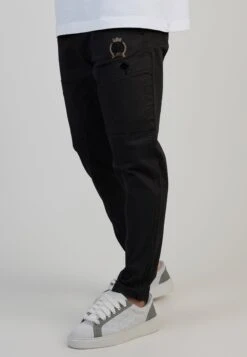SikSilk Black Smart Cargos