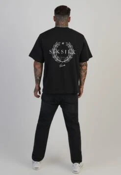 SikSilk Black Tapered Fit Jeans -Modern Men Wear Shop SS 28664 5